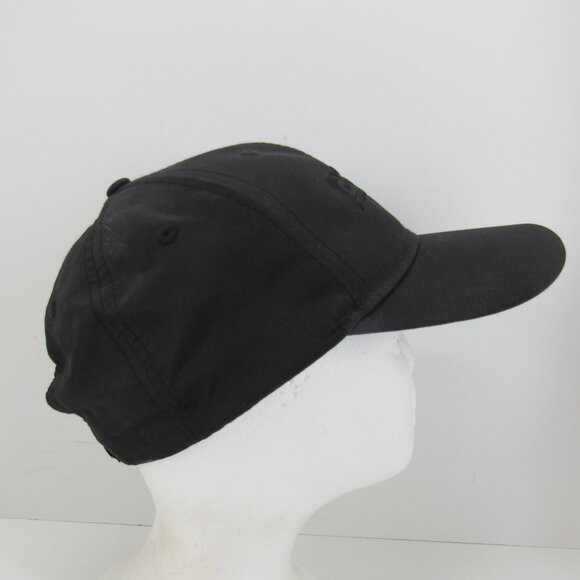 ESTES Embroidered Logo Men's Black on Black Adjustable Strap Back Cap Hat - Picture 4 of 11